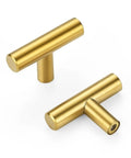 10 Pack Gold Cabinet Knobs 2 Inch Brushed Brass Drawer Knobs Single Hole For Cabinets Doors And Drawers Modern Sleek Design Premium Metal Pulls For Kitchen And Bath Easy Install Durable Hardware, brushed brass