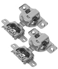 Concealed Cabinet Door Hinges Two Pack With Soft Close Buffer For Inward Opening Cabinets, Quiet Operation, Easy Adjustable Screws And Durable Cold Rolled Steel And Zinc Alloy Construction