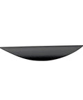 Swansea Collection 5 1/16-Inch Center-To-Center Matte Black Modern Cabinet And Drawer Finger Pull Handle for Kitchen, 10 7/8-Inch Length