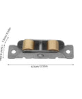 Upgrade Your Sliding Door Game Today With These Heavy Duty Stainless Steel Double Wheel Track Rollers, 6.5cm size.