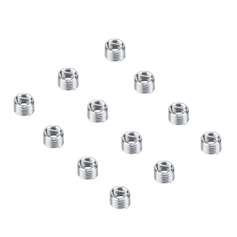 Super Cool M4 Helicoil Inserts That Totally Fix Stripped Threads In Aluminum And Soft Metals Like A Boss With Heavy Duty 100 Piece Stainless Steel 304 Thread Repair Kit For Any Tough Project You Got, individual M4 stainless steel inserts.