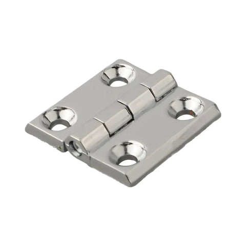 Rotating Concealed Door Hinges Heavy Duty Zinc Alloy Butt Hinge for Doors and Cabinets, silver hardware, close-up view
