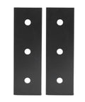Beefy Aluminum Mending Plate 2 Pack Flat Bracket For Furniture Connection Rustproof Durable High Load Capacity Easy Alignment Strong Joint Hardware