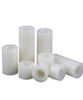Bulk 400 Pcs M3 Black White ABS Nylon NonThreaded Round Spacers Kit Hollow Standoffs Washers Insulating Columns For DIY Jewelry Crafting And Electronics Assembly In A Box white ABS nylon hollow spacers