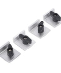 Four Heavy Duty T Track Stop Block With Knobs For Aluminum Alloy Systems on white background