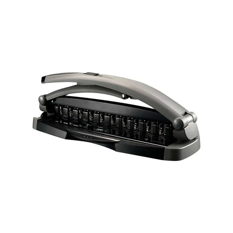 Arc Desktop Paper Punch For Disc Bound Systems 8 Sheet Capacity Black And Gray Adjustable Desktop Hole Punch For Quick Clean Hole Punching