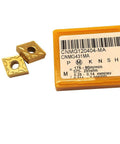 Pro Grade Carbide Turning Inserts CNMG431 CNMG432 Gold PVD Coated for CNC lathe machining with packaging
