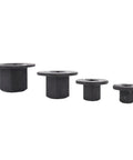 Premium Low Impact Socket Adapter Set For Tight Spots With Magnetic Drive And Easy Access Reducing Tools That Make Auto Repair A Breeze Every Single Time, 4 black adapters