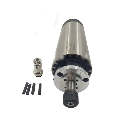 Heavy Duty 1.5KW ER11 Air Cooled Spindle Motor 24000 RPM 8A CNC Router with collet and accessories for engraving.