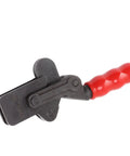 Heavy Duty Toggle Clamp With Arrow Storage Case For Boxes And Suitcases That Push Pull Fastens Easily So You Can Secure Gear Without Wasting Time On Complicated Latches Or Broken Hardware During Your Next Big Adventure Outdoors. black toggle clamp with red handle, GH-70300T