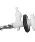Universal Bobbin Winder Assembly Replacement For Domestic Sewing Machines Fits Over 5000 Models Efficient Thread Spindle Roller Durable Plastic And Steel Construction KA0555000, white and black