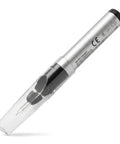 Dang Handy Tungsten Thread Burner Craft Pen For Trimming Frayed Ends Quick, shown with a clear cap and silver body, ideal for crafting.