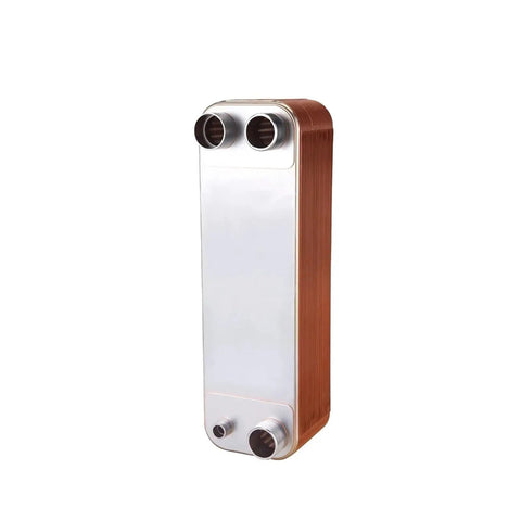 Built Tough Brazed Plate Heat Exchanger For Industrial Air Conditioning And Heat Pump Chillers Stainless Steel unit with compact design.