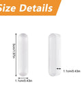 Self Stick Cabinet Drawer Pulls 4 Pack Clear Silicone Adhesive Handles 5cm x 1.1cm size detail