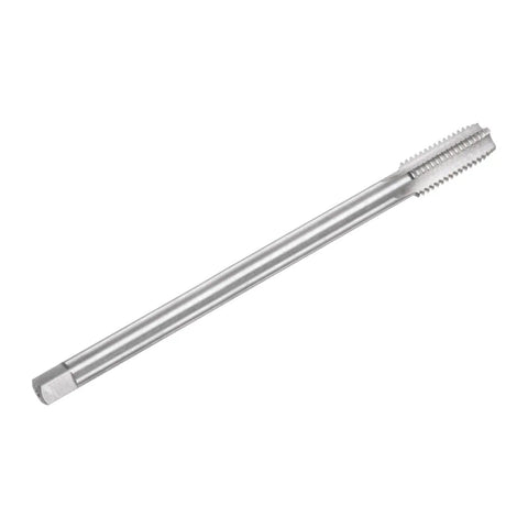 M12 X 1.75 Metric Thread Tap H2 Right Hand Extra Long 160mm Straight Flute Milling Machine Tap With 4 Flutes Square Shank 7mm Thread Length 30mm