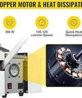 Top Tier 250W Automatic Heat Shrink Tube Cutter High Precision Electric Pipe Cutting Machine Copper motor with heat dissipation feature.