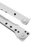 Close-up of Smooth Silent Drawer Slide Rails Pair For Cabinets And Desks, 14 Inch Length Quiet Track Slides with rollers