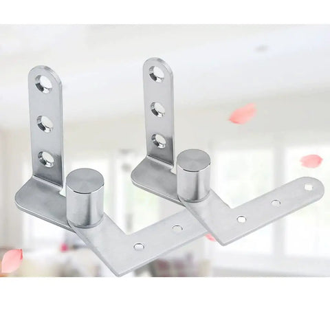 Heavy Duty 270 Degree Stainless Steel Invisible Door Hinge Set showing durable revolving hinge with 3mm thickness, 1 pair