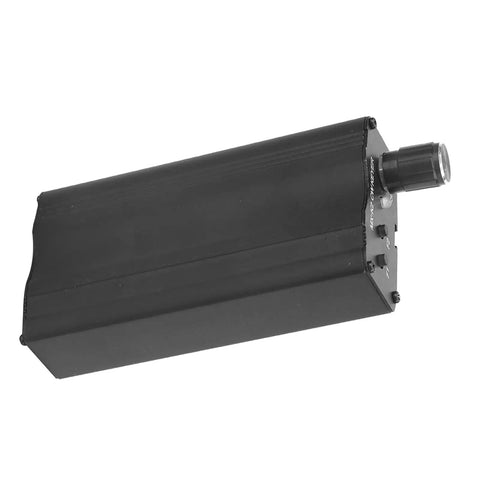 Morse Code Keyer With Auto Memory And Segmented Storage, CW Key Controller in black housing, side view