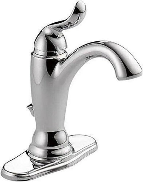 Single Hole Bathroom Faucet With Single Handle Diamond Seal Technology For Fewer Leaks Lifetime Limited Warranty Chrome Finish