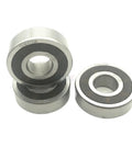 4 Pack CSK12 One Way Clutch Sprag Bearing 12x32x10mm with metallic finish for smooth mechanical systems.