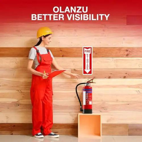 Heavy Duty Plastic Fire Extinguisher Wall Signs Featuring Bold Arrows That Point Straight At Your Unit For Zero Sweat Osha Compliance And Serious Peace Of Mind In Workshops Anywhere