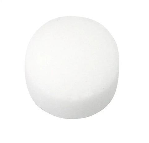Demineralization Tablets for Ultrasonic Humidifiers, 12 Pack, 3 Month Supply, single white tablet close-up