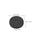 Round Graphite Electrode Plates For Melting And Electrolysis High Purity Graphite Disk Ingots 10 Pieces 1.18x1.18x0.20 Inch