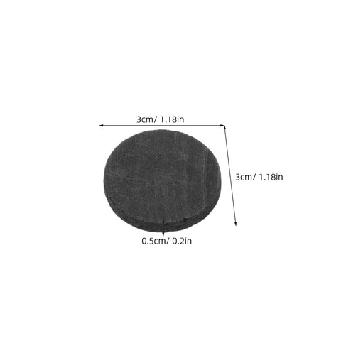 Round Graphite Electrode Plates For Melting And Electrolysis High Purity Graphite Disk Ingots 10 Pieces 1.18x1.18x0.20 Inch