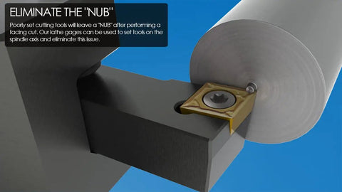 Pro Lathe Gage For Engine Lathe With Quick Tool Height Setting, Spindle Axis Alignment, Boring Bar Ready, metal tool setup