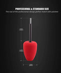 Cylindrical Drill Polishing Tool For Wheels And Hubs With Foam Sponge Pads Buffing Wheel Auto Car Rim Polisher For Mirror Finish