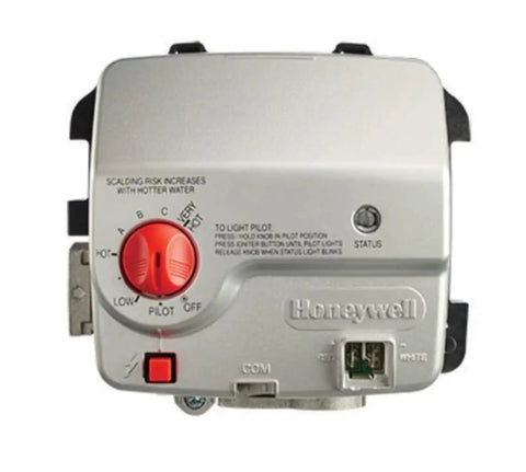 Front view of Water Heater Gas Valve With Standing Pilot And Piezo Spark For Natural Gas NG 2 Inch Spud Setpoint 55 To 155°F Model WT8840A1500.