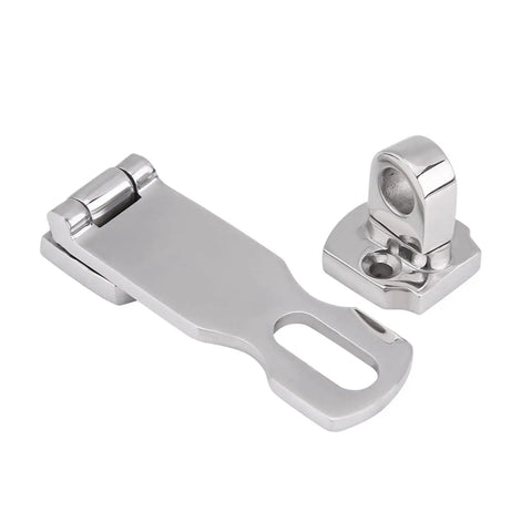 Tough As Nails 316 Stainless Steel Boat Locker Clamp Marine Hardware For Secure Hatch Hold Down And Quick Rattle Stop Latch 75 mm Size, polished finish.