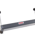 Portable 18-Inch Sheet Metal Brake For 18-Gauge Mild Steel, Adjustable 0-90 Degree Bend, Pre-Drilled Holes, Gray Aluminum Frame