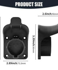 Make Your Garage Shine With This Badass Sae J1772 Ev Wall Mount Charger Holder, showing black plastic dimensions 4.74x2.89 inches.