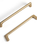 Champagne Bronze Cabinet Pulls With 7.6 Inch Center To Center Spacing Zinc Alloy Modern Handles For Dresser Wardrobe Cupboard