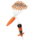 Alpha III Model Rocket Kit In Orange And Black Ready To Fly For Beginners And Kids Simple Assembly High Altitude Launch Safe Recovery