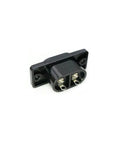 Five Pack C8 Male Power Socket With C7 Female Plug Outlet Connector, black plastic socket for durable site wiring