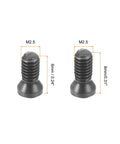 Badass M2.5 Torx Screws Delivering Twenty Pieces Of Drop Dead Tough 12.9 Alloy Steel Fasteners Packaged With A T8 Wrench For Carbide Inserts That Lock Down Tight On Every Shop Rig. M2.5 screws, 6mm and 8mm lengths.