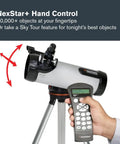 Beginner Friendly Computerized Newtonian Telescope With GoTo Mount 114mm Reflector Tripod and hand control for Sky Tour