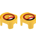 Two Feet Emergency Stop Guard Protective Cover For Push Button Switch 42mm Yellow Two Pack Snap On Easy Install