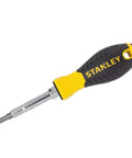 Six-In-One Screwdriver Set Pack Of Two With Ergonomic Bi-Material Handle And Chrome Plated Bar Includes Phillips One And Two Slotted