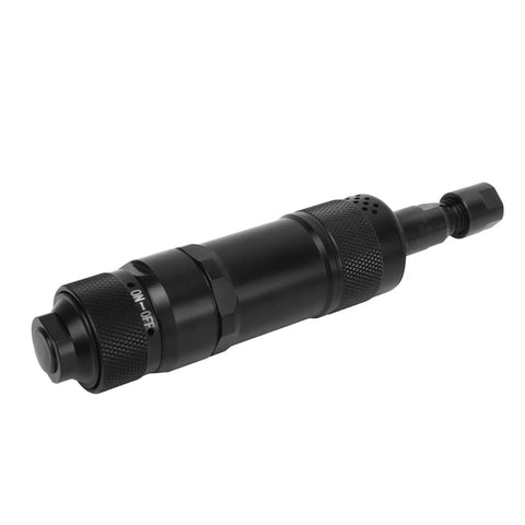 Compact pneumatic air die grinder in black, built tough from premium materials for 24000 RPM wood and metal carving projects.