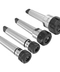 Morse Taper Collet Chuck Holder MT3 For CNC Milling Lathe Shop, compatible with ER16 ER20 ER25 ER32, carbon steel, 4 size options