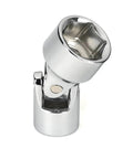 1/4 Inch Drive 6 Point Standard Metric Flex Socket 10mm With Universal Angled Access And Off Corner Loading For Tight, Hard-To-Reach Fasteners