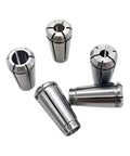 Premium Precision Ground CHK Spindle Chuck Collets For CNC And Manual Milling 3.175 size in silver, showcasing robust design.