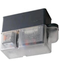 Heavy Duty Motorized Damper Actuator Offers Rock Solid HVAC Zone Control With Precision Rotary Operation, visible relay control components.