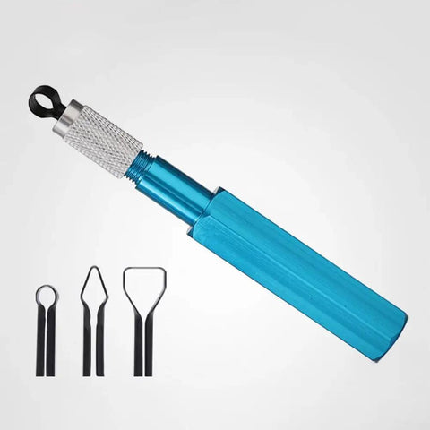 Pro Grade Floor Skiving Cutter Set For Welding Line Smoothing And Scraping With Aluminum Alloy Handles, blue tool with three blades