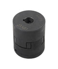 Flexible Three Piece L Jaw Coupling Set For Half To One Inch Shafts With Buna N Rubber Spider L075 One Eighth Inch Keyway And One Quarter Inch Keyway Compatible With Lovejoy Martin Browning L Jaw Couplers For Log Splitter And Hybrid Equipment black coupling half