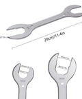 4 In 1 Bike Headset Wrench Spanner Set With 30 32 36 40mm Sizes For Quick Disassembly, Bicycle Repair Multi Tool, Nickel Plated Steel